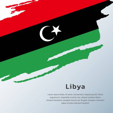 Libya Bayrak Şablonu