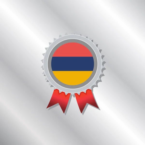 Illustration Armenia Flag Template — ストックベクタ