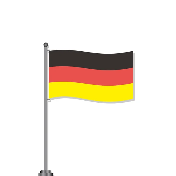 Illustration Germany Flag Template — Archivo Imágenes Vectoriales