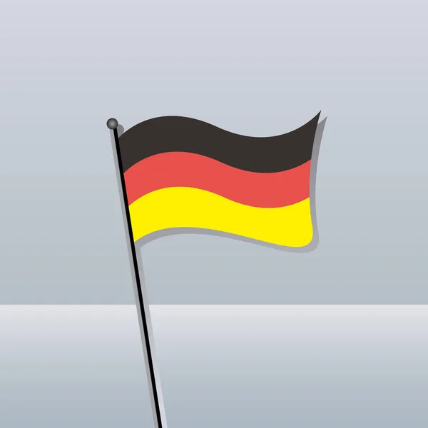 Illustration Germany Flag Template — Archivo Imágenes Vectoriales