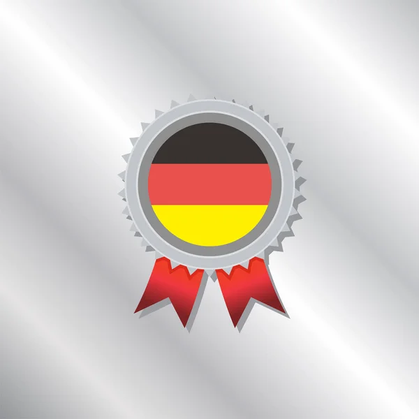 Illustration Germany Flag Template — Vector de stock