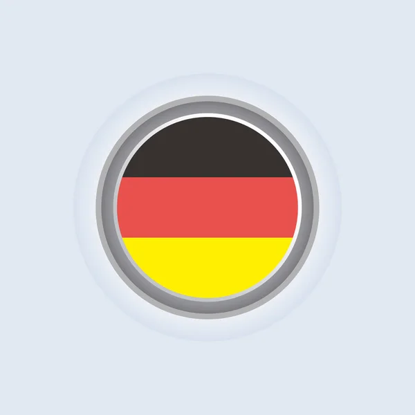 Illustration Germany Flag Template — 스톡 벡터
