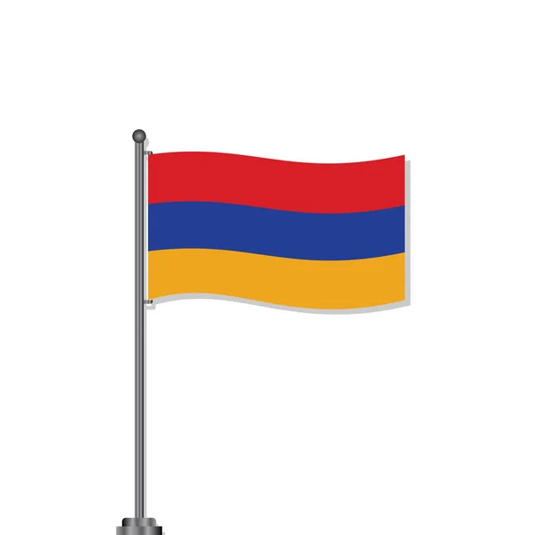 Illustration Armenia Flag Template — Stockvektor