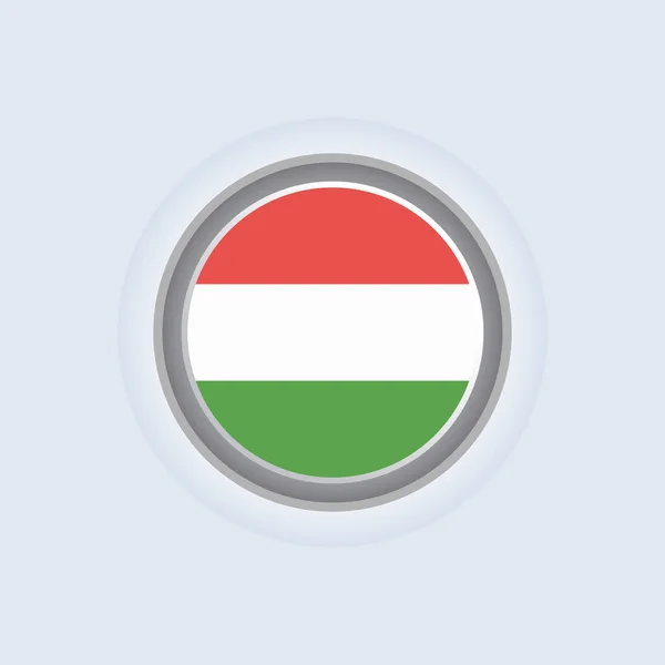 Illustration Hungary Flag Template — Stockvector