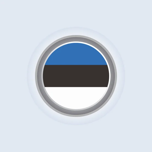 Illustration Estonia Flag Template — Vettoriale Stock