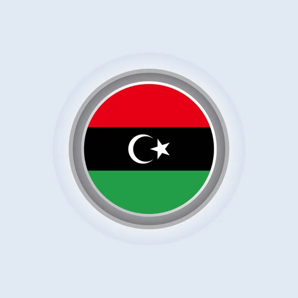 Plantilla Bandera Libia — Archivo Imágenes Vectoriales