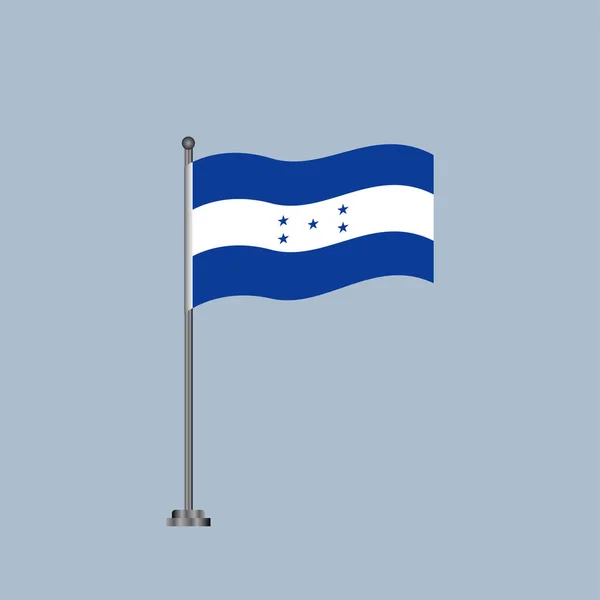 Иллюстрация Шаблона Флага Гондураса — стоковый вектор