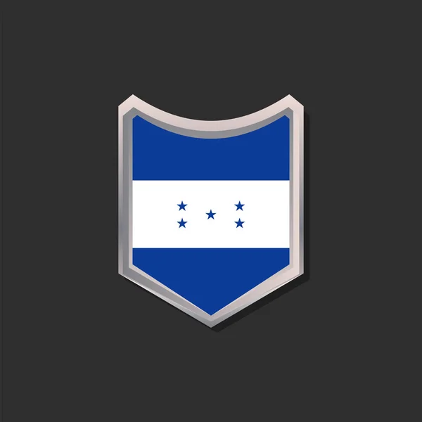 Εικόνα Του Προτύπου Σημαίας Ονδούρας — Διανυσματικό Αρχείο