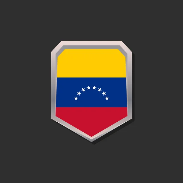 Illustration Venezuela Flag Template —  Vetores de Stock