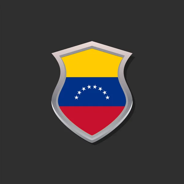 Illustration Venezuela Flag Template — Stockový vektor