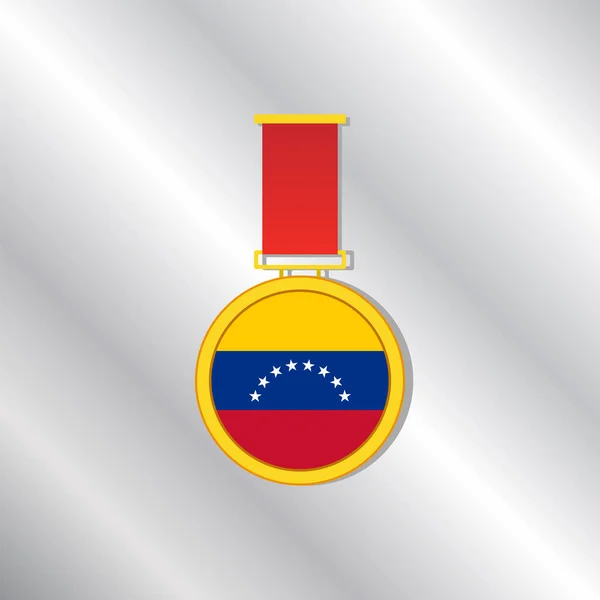 Illustration Venezuela Flag Template — Archivo Imágenes Vectoriales