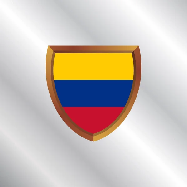 Εικονογράφηση Προτύπου Σημαίας Κολομβίας — Διανυσματικό Αρχείο