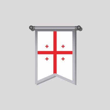 Illustration of Georgia flag Template