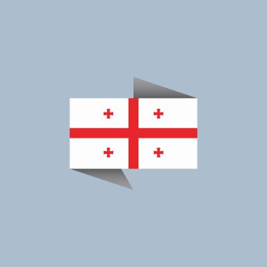 Illustration of Georgia flag Template