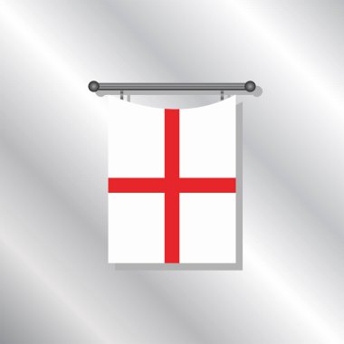 Illustration of England flag Template