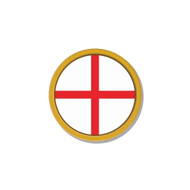 Illustration of England flag Template