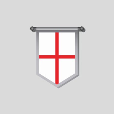 Illustration of England flag Template