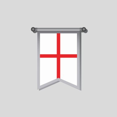 Illustration of England flag Template