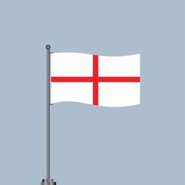 Illustration of England flag Template