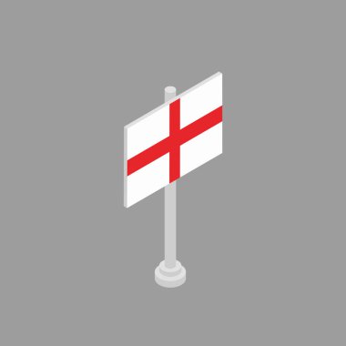 Illustration of England flag Template