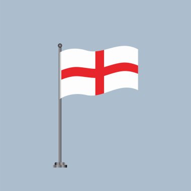 Illustration of England flag Template