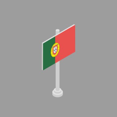 Illustration of Portugal flag Template