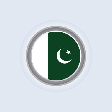 Illustration of Pakistan flag Template