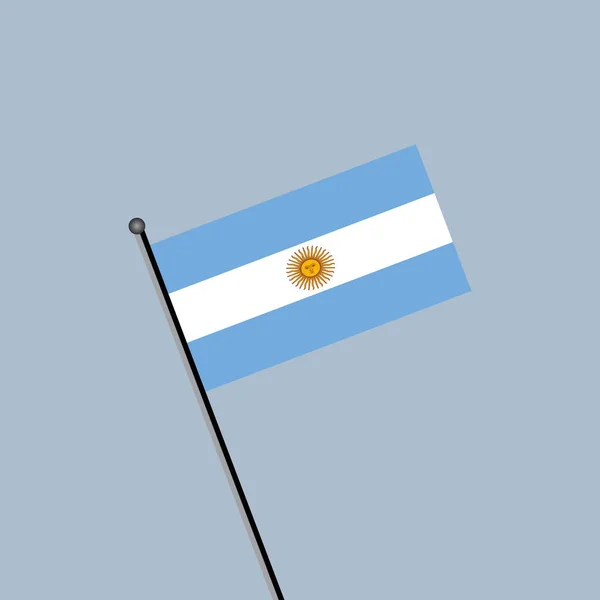 Illustration Argentina Flag Template — Image vectorielle