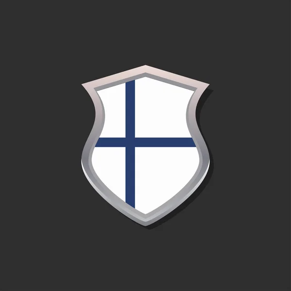 Illustration Finland Flag Template — ストックベクタ