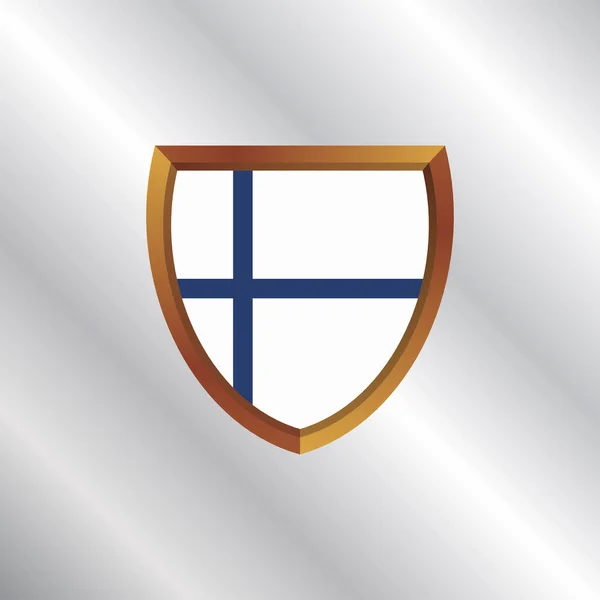 Illustration Finland Flag Template — 图库矢量图片