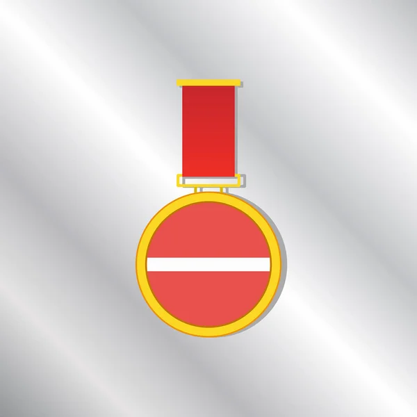 Illustration Latvia Flag Template — 스톡 벡터