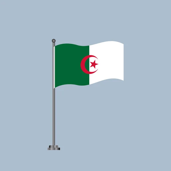 Εικόνα Του Προτύπου Σημαίας Της Αλγερίας — Διανυσματικό Αρχείο