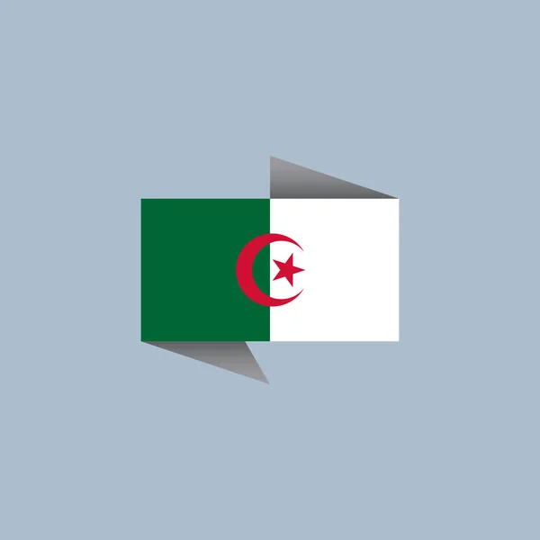 Ілюстрація Прапора Алжиру — стоковий вектор