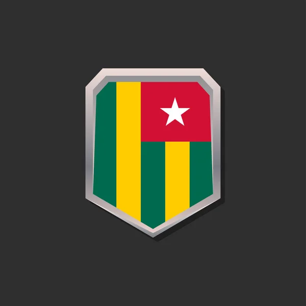 Illustration Togo Flag Template — 图库矢量图片