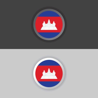 Kamboçya Bayrak Şablonu