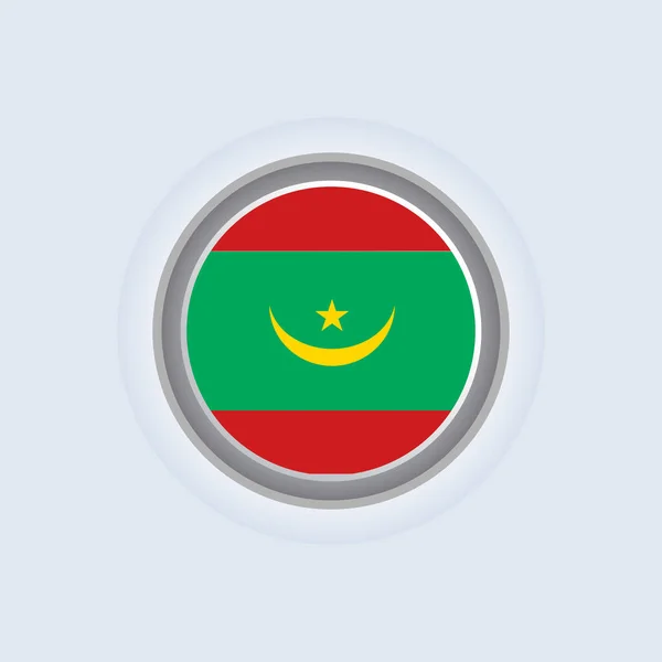 Εικονογράφηση Του Προτύπου Σημαίας Μαυριτανίας — Διανυσματικό Αρχείο