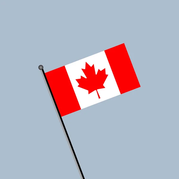 Illustration Canada Flag Template — Stockvector