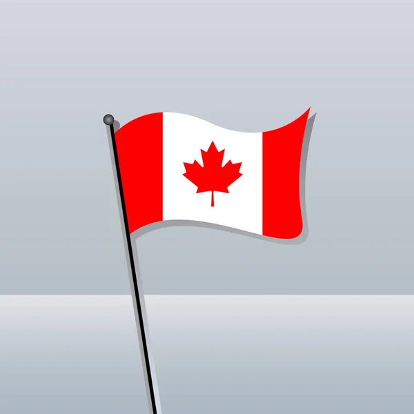 Illustration Canada Flag Template — Archivo Imágenes Vectoriales