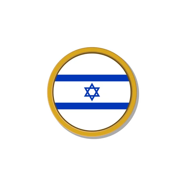 Plantilla Bandera Israel — Archivo Imágenes Vectoriales