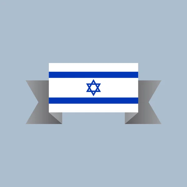 Plantilla Bandera Israel — Archivo Imágenes Vectoriales