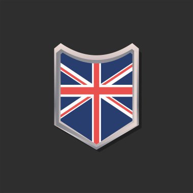 Illustration of United Kingdom flag Template