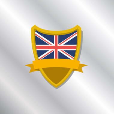Illustration of United Kingdom flag Template