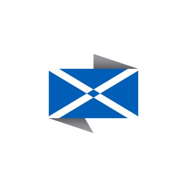 Illustration of Scotland flag Template
