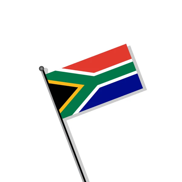 Illustration South Africa Flag Template — 图库矢量图片