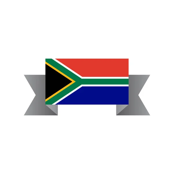 Illustration South Africa Flag Template — 스톡 벡터