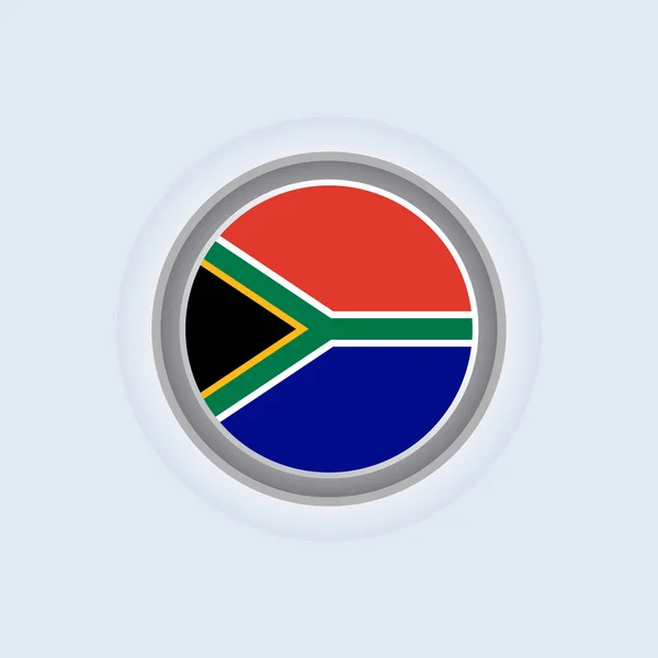 Illustration South Africa Flag Template — Vettoriale Stock