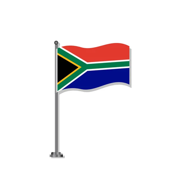 Illustration South Africa Flag Template — ストックベクタ