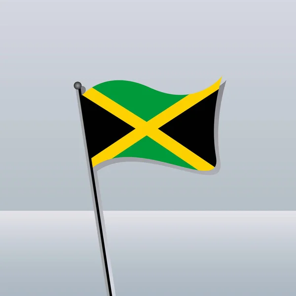 Illustration Jamaica Flag Template — Image vectorielle