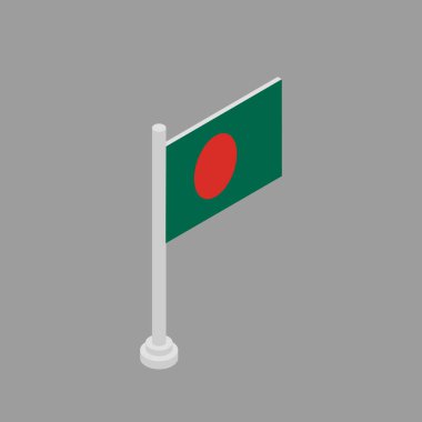 Bangladeş Bayrak Şablonu