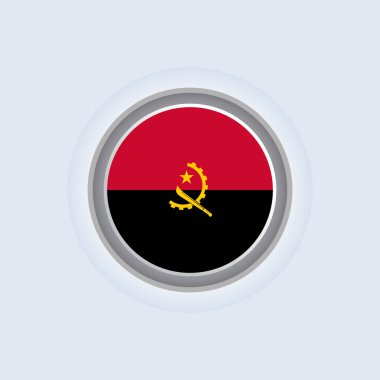 Illustration of Angola flag Template